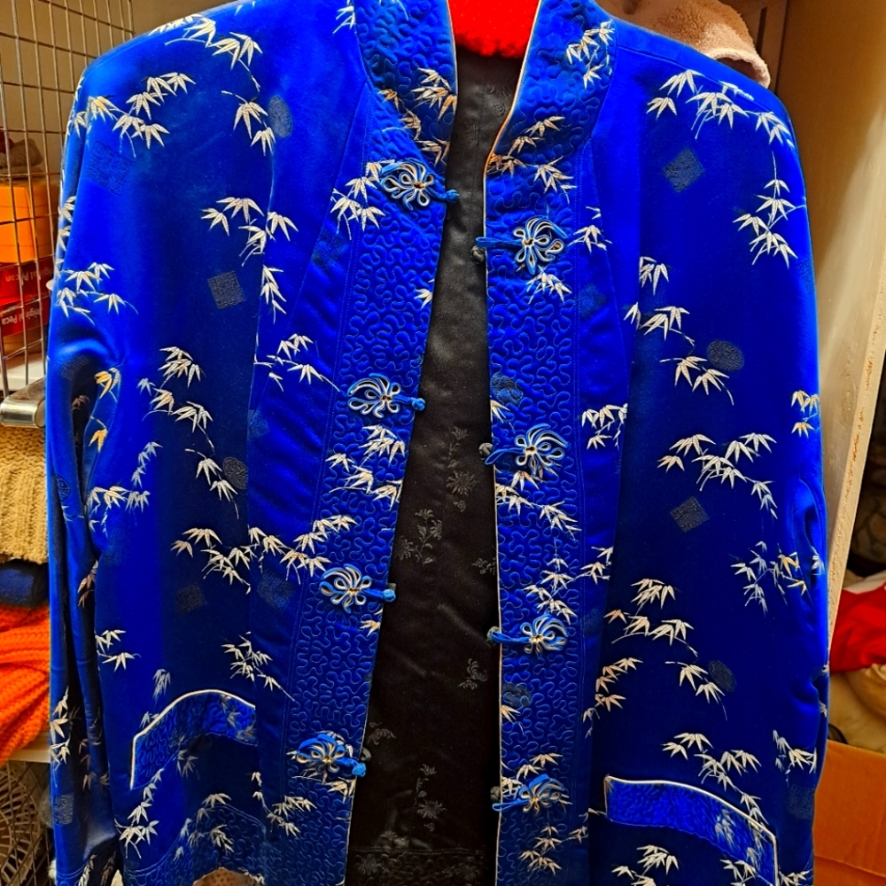 1920s/30s mandarin fully reversible jacket